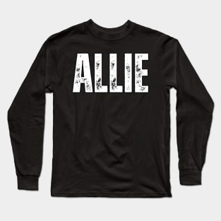 Allie Name Gift Birthday Holiday Anniversary Long Sleeve T-Shirt